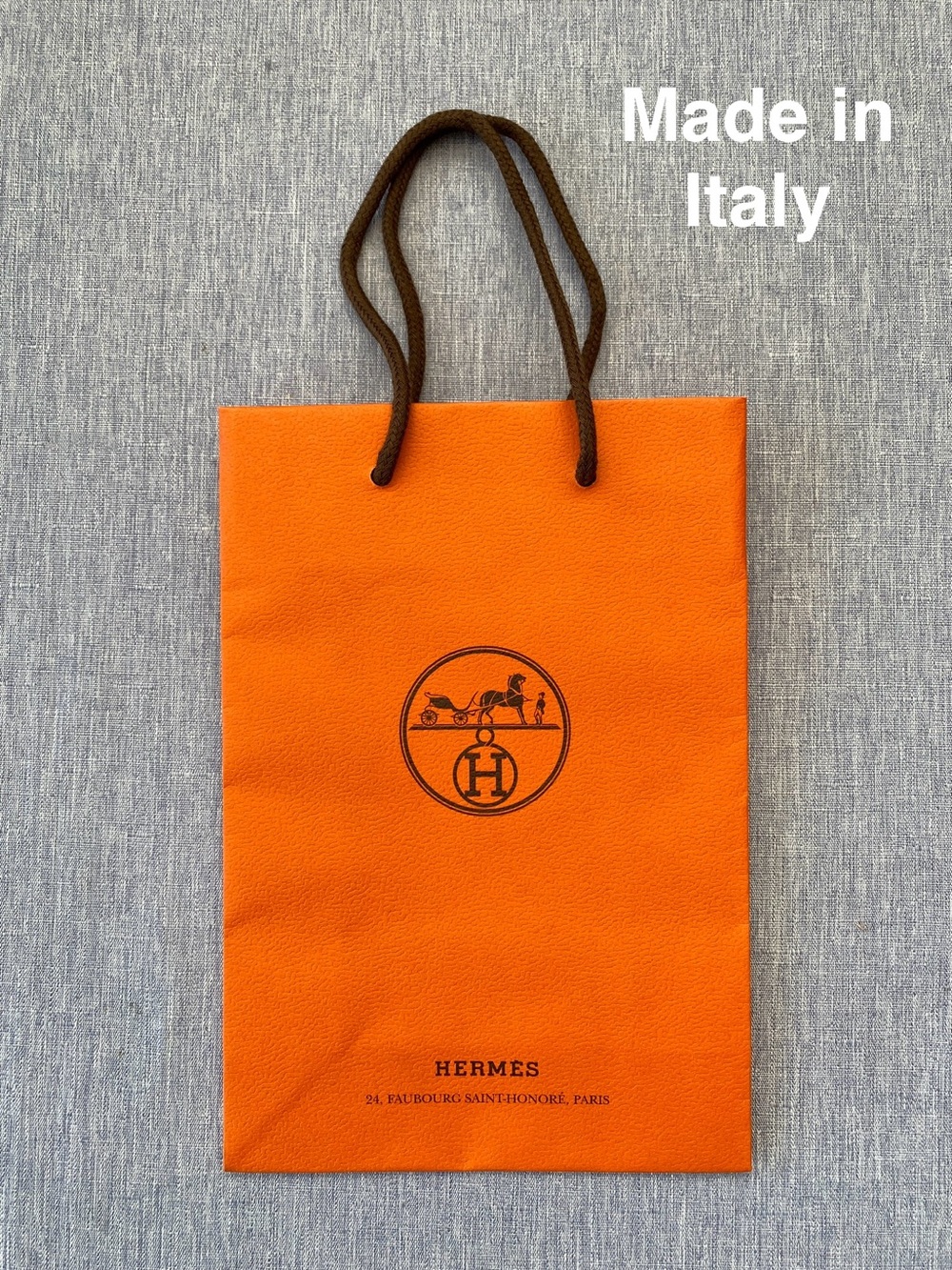 🇮🇹 NWOT Authentic Hermès | Shopping Bag | Gift Decoration